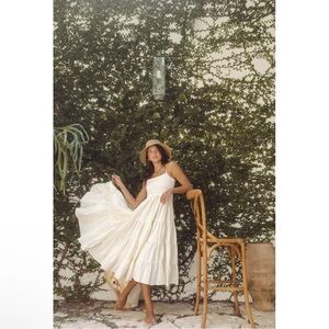 KREWE Cream Midi Dress